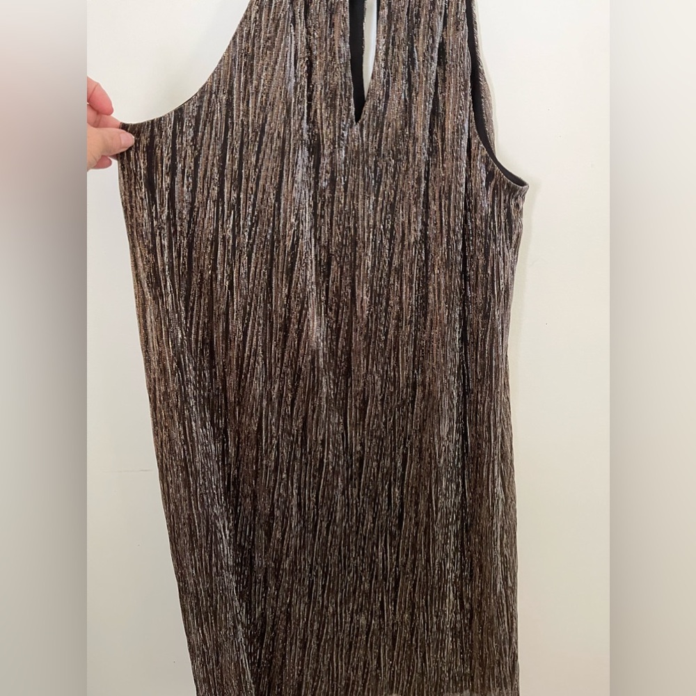 Gold shimmery dress